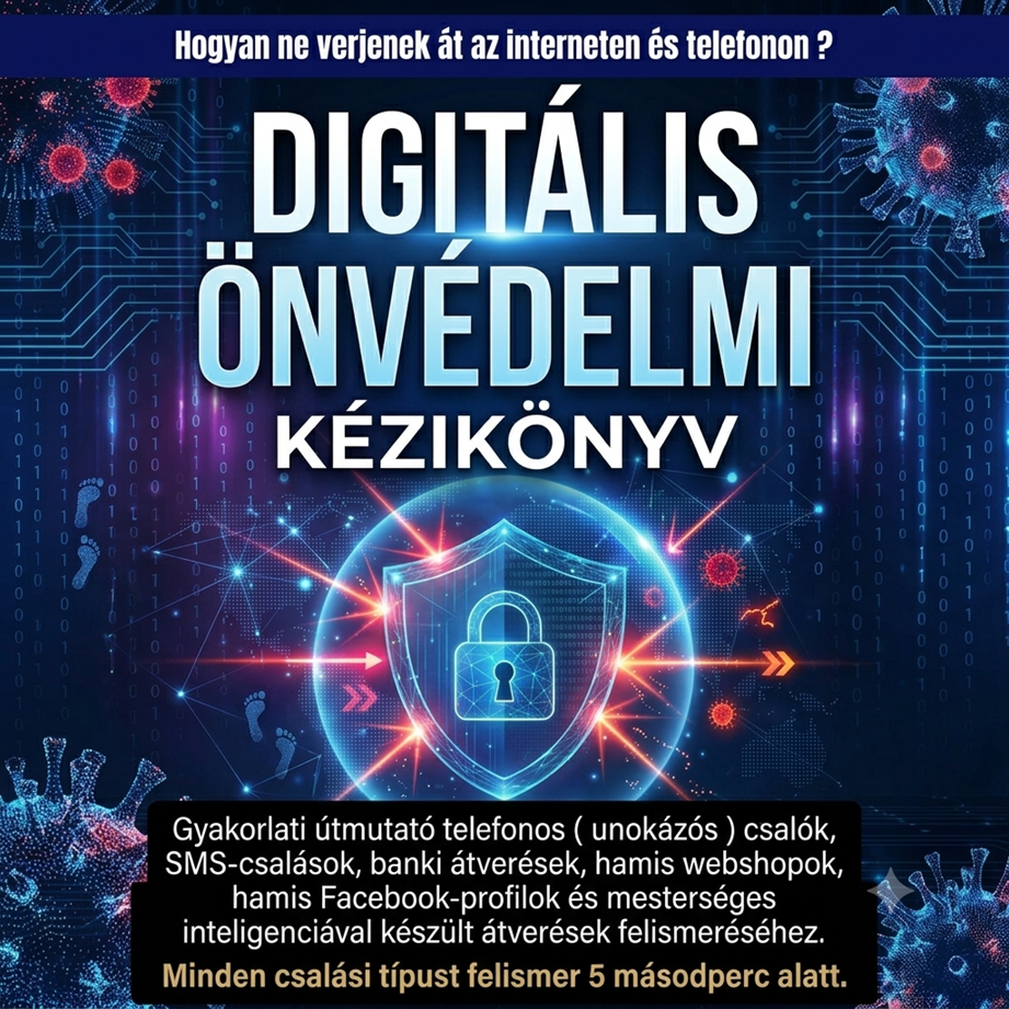 Digitális Önvédelmi Kézikönyv - e-book borító
